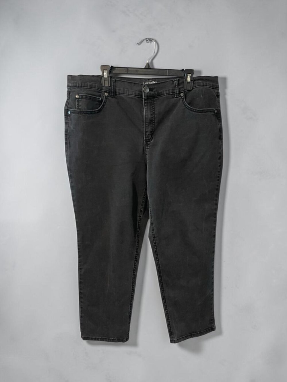 Terra & Sky Black Jeans Petit Straight 20WP - Picture 2 of 7
